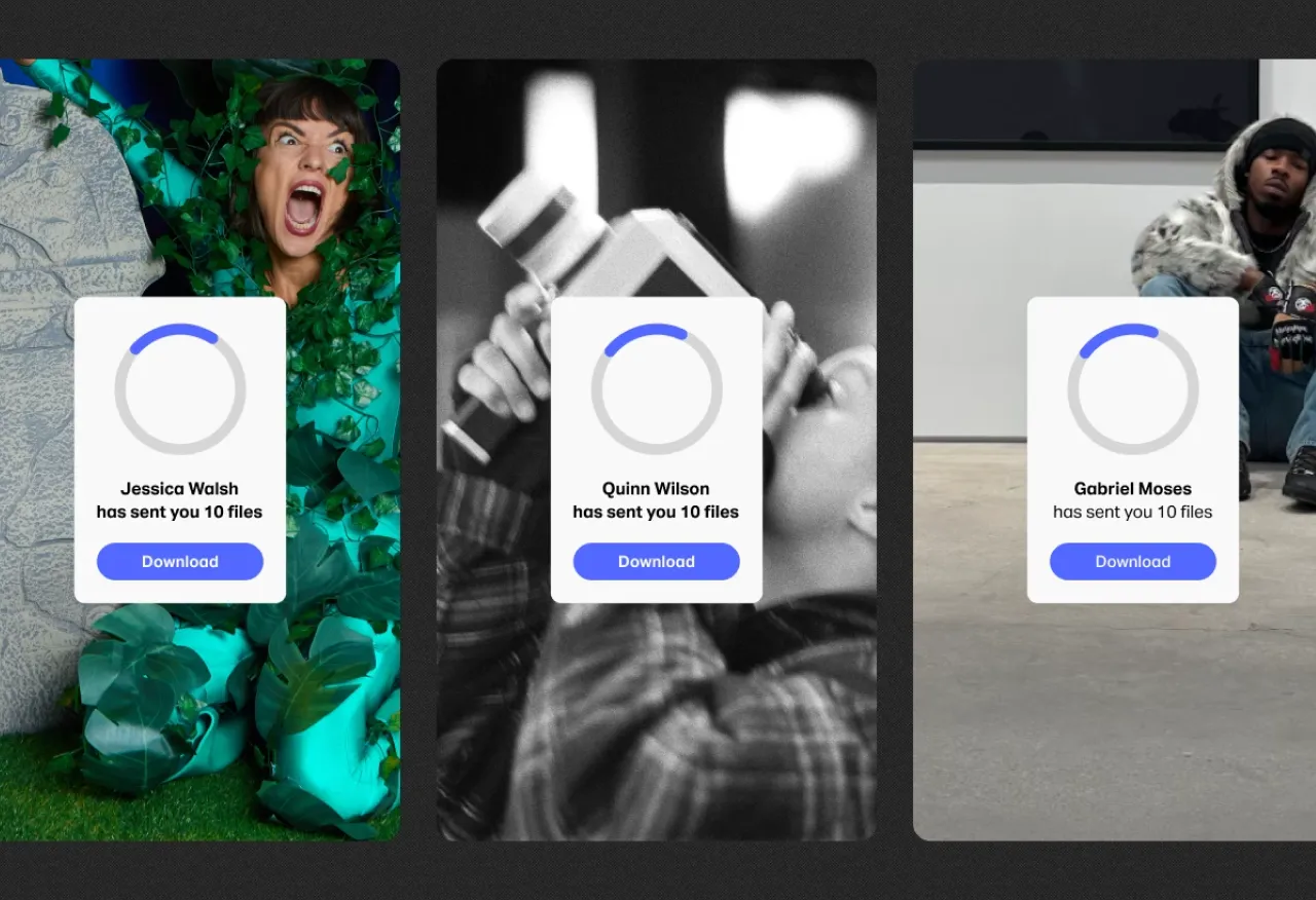 WeTransfer Move it like a Pro campaign